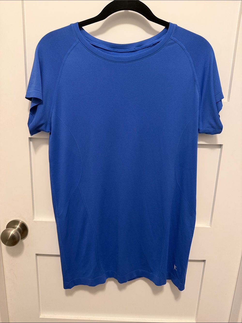 Danskin Now Royal Blue Short Sleeve Fitted Active Tee